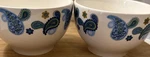 Royal Norfolk Blue & White 6" Cereal Soup Bowl Greenbrier International Set Of 2. Fixed Price $10.99.