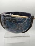 Core Kitchen 526 Oz Blue Koi Floraceramic Ramen Noodle Soup Bowl Piece Set. Fixed Price $32.95.