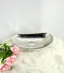 Elegance Hammered Oval Centerpiece Bowl, 17" X 9", Silver. Fixed Price $39.00.