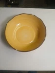 Gibson Ceramic Italian Villa 10.25" Scalloped Yellow Large Serving Bowl New. Fixed Price $39.99.