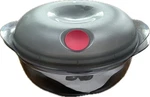 Black Tupperware Heat N Serve Oval Acrylic Microwave Dish Bowl 2.0L 8.25C #5433. Fixed Price $27.99.