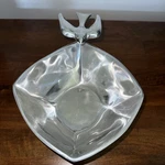 Nima Oberoi Lunares Dove Decorative Bowl In Silver 10.5"X8" San Francisco. Fixed Price $25.00.