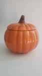 Crate And Barrel Small Pumpkin Server With Lid Signed B. Eigen Thanksgiving Nos. Fixed Price $31.99.