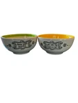 Katie & Mandy Anthropologie Home Sweet Sunshine Ceramic Bowl Set Of 2. Fixed Price $28.00.