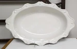 Juliska Stoneware Berry Thread White Oval Baker 18" Never Used Brand. Fixed Price $94.99.