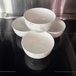 Royal Norfolk Set Of 4 White Marble Bowls Soup Salad Dishwasher Microwave Safe. Fixed Price $29.00.