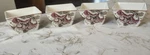 222 Fifth Gabrielle Cream Dipping Bowls Set Of 4 Floral Ceramic Appetizer. Fixed Price $39.00.