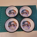 Set Of 4 Vintage 1990S Zak Designs Star Wars Malemine Bowl Glossy Cereal. Fixed Price $17.56.
