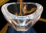 Orrefors "mirror" Bowl/vase Designed By Erika Lagerbielke 5-3/8" Wide.. Fixed Price $20.00.
