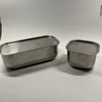 Vollrath Refrigerator Dish W Lid Square Rectangle Set Of 2 Stainless Steel Usa. Fixed Price $24.49.