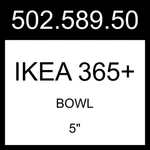 Ikea 365+ Bowl Rounded Sides White 5" 502.589.50. Fixed Price $28.99.