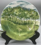 Mikasa Ultima HK116 Country Club 7.75 Salad Luncheon Plate Excellent Golf Sport. Fixed Price $9.95.