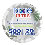 Dixie Ultra 20 Oz Heavy-weight Paper Bowls, Pathways, 500 Count, Bulk Case, 4. Fixed Price $115.66.