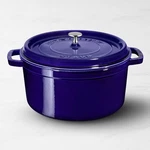 Sale Staub Enameled Cast Iron Round Dutch Oven, 7-QT. Fixed Price $194.99.