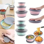 Collapsible Silicone Bowls With Lids Portable, Food-grade For Travel & Storage. Fixed Price $11.89.