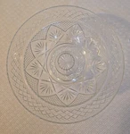 Luminarc Antique Salad Bowl 10" Clear Glass Jg Durand Arcoroc Diamond. Fixed Price $18.80.