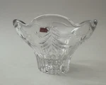 Mikasa Christmas Night 6" Footed Glass Bowl Celebrations WY553/728. Fixed Price $7.99.