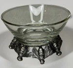 Vagabond House Pewter Honey Bee Glass Bowl Stamped Vh 95, Mint* 3" 5" Vtg. Fixed Price $44.99.
