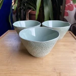 Vintage Ikea Sommar 2017 Seafoam Green Bowls Set Of 3 Retired Sweden. Fixed Price $60.00.