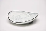 Yedi YCC852, 12 Fine Porcelain Grey Deep Plate, Bone China Marble Soup Bowl. Fixed Price $12.96.