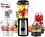 5 In 1 Blender And Food Processor Combo For Kitchen, Small Electric Chopper. Fixed Price $74.14.