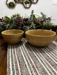 Set Of 2- Sorrento Debby Segura Signature Bowls -6 Inch And 8 Wheat 2001. Fixed Price $29.99.