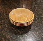 Set (4) Studio Nova Stoneware Copper Suite 7" Soup, Cereal Bowls. PR201. Fixed Price $29.95.