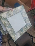 Get Enterprises ML-92-MO Mosaic 16 In Square Plate. Fixed Price $115.00.