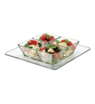 5 Pc Glass Serving Set Just Tasting By Libbey W/ Platter & 4 Small Square Bowls. Fixed Price $29.99.