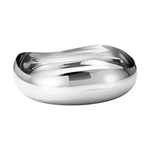 Cobra By Georg Jensen Stainless Steel Mirror Polished Serving Bowl Medium - Nos. Fixed Price $145.00.