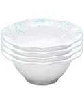 Squared Captiva 4-PC. Melamine 6.5" Cereal Bowl Set New. Fixed Price $34.99.