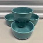 Fiesta 28OZ Gusto Bowl Turquoise Set Of 4 Made In Usa New With Tags. Fixed Price $58.99.
