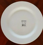 2 - Arcoroc Professional G4395 Intensity Bone Zenix 10 3/4" Round Dinner Plates. Fixed Price $34.99.