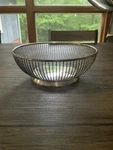 Gorham Silver Original YC742 Round Basket Pedestal 9.5" Diameter * Great Shape. Fixed Price $6.30.