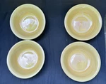 Citrus Grove Yellow Hand Painted Soup Cereal Pasta Bowls Lot Of 4 Swirl Ceramic. Fixed Price $24.99.