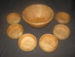 Woodard & Charles 7 Pc.set Serving Bowls For Fruits Nuts Candy. Fixed Price $39.99.