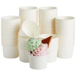Juvale Ice Cream Cups 8 Oz White 77 Count Bowls For Sundae Bar. Fixed Price $15.99.