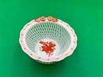 Herend Chinese Bouquet Rust Basket / Bowl #7376. Fixed Price $44.99.