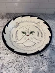 Cats By Nina Lyman Green Eyed Persian 12 Plate, Excellent Condition. Fixed Price $19.50.
