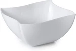 Fineline Settings Wavetrends White China-like Square 8 Oz. Serving Bowl. Fixed Price $59.64.