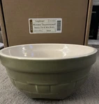 New Box Longaberger Woven Traditions Medium 9" Tip & Mix Serving Bowl Sage. Fixed Price $35.00.