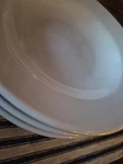 Williams Sonoma Pantry Essentials Everyday White Rimmed Salad Pasta Bowls 9. Fixed Price $38.00.