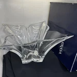 Mikasa Lead Crystal Florale Bowl Elegant 14" Czech Republic W/box VT215-736. Fixed Price $43.19.