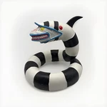 Spirit Halloween Beetlejuice Sand Worm Ceramic Bowl Holder Warner Brothers 7X7X8. Fixed Price $34.99.
