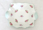 Shelley Bone China 13426 Rosebud Dainty 4.3/4 X 5.3/4 Sweet Meat Candy Dish. Fixed Price $15.00.