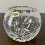 Neman 24% Lead Crystal Rose Bowl 5" Handmade Cut Glass Belarus. Fixed Price $29.97.