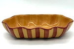 Southern Living At Home Gail Pittman Hand-painted Ruffled Bowl Siena #40527. Fixed Price $17.97.