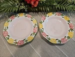 Bob Mackie Flower Salad Side Dessert Bowl Plate 2000 Floral Pattern Free Ship. Fixed Price $28.88.