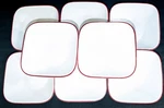 Corelle Square Splendor, Kyoto Leaves, Hanami Garden Cereal Bowls 8 Pcs. Fixed Price $29.95.