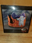 Kohls Ceramic Halloween Bowl - Candy Dish W/ Witch, Black Cat, Ghost Mummy. Fixed Price $14.97.